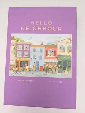 NEW IN BOX Hobbry "Hello Neighbour" Neighborhood Scene 500-Piece Puzzle